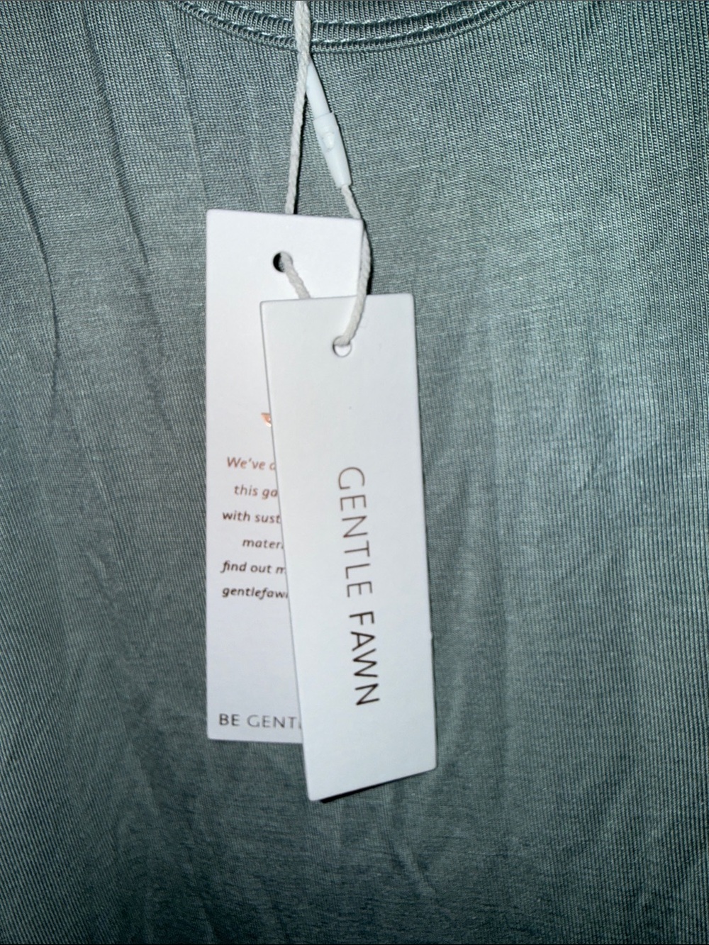Gentle Fawn Tank Dress in Sage - Picture 3 of 5